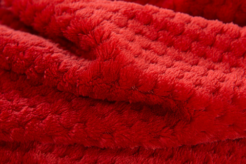 Koc Waffle 200 X 220cm red Koc Waffle 200 X 220cm red