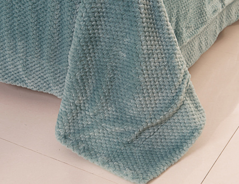 Koc Waffle 160 X 220cm light blue Koc Waffle 160 X 220cm light blue