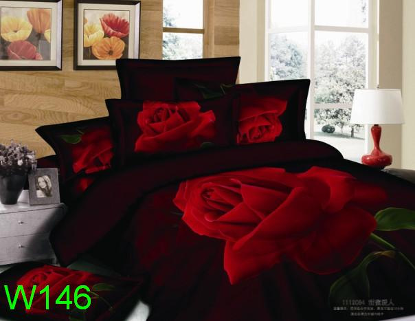Komplet pościeli 3D 200X220 3cz #W146 Komplet pościeli 3D 200X220 3cz #W146
