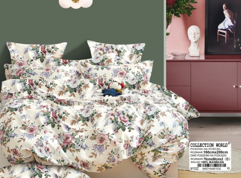 Pościel Bawełna 200X220 3cz #M1532 Pościel Bawełna 200X220 3cz #M1532