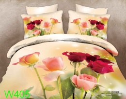 Komplet pościeli 3D 200X220 6cz #W405