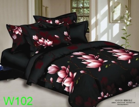 Komplet pościeli 3D 200X220 6cz #W102